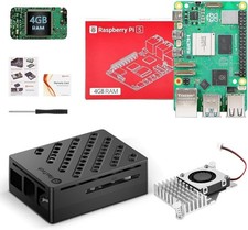 RasTech Raspberry Pi 5 Kit 4GB RAM with 5 Case,Active Cooler,Screwdrive... picture