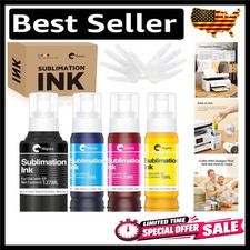 Vibrant Water-Based Sublimation Ink for Mugs & Tees - Compatible Refill Bottles picture