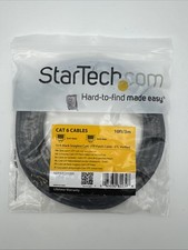 Startech 10 Ft Cat6a Patch Cable - Shielded [stp] - Black - 10gb Snagless Cat 6a picture