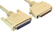 IEC SCSI Cable 3ft DB25 Male to SCSI-2 II (HPDB50) DM50 Male (Apple Compatible) picture
