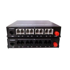 Premium Telephone Fiber Optic Media Converter PCM Voice with 10/100M Ethernet picture