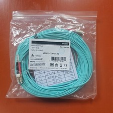 Legrand 852-LL2-066 VS 20M LC LC 10G DPX PVC Fiber Optic Cable, Aqua 20 Meters picture