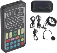 Voice Changer Set, I9 Multifunction Portable Recording Mini Sound Card, 8 Differ picture
