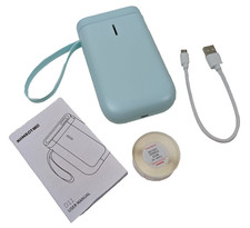 NIIMBOT D11 Label Maker Thermal Print w/Tape Wireless and Rechargeable Green NEW picture