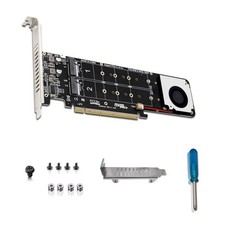 4 x 32Gbps PCIE 4.0 x16 To M.2 M-key NVME SSD Adapter Card Conversion Card picture