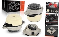 3PCS Engine Motor Mount and Transmission Mount Kit Compatible with Mercedes picture
