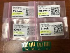 4 Toner Chip for Xerox Workcentre 7120 7125 7220 7225 Refill (1461 - 1464 DMO) picture