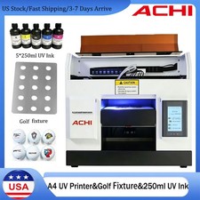 A4 Flatbed UV Inkjet Printer with Golf fixture for Batch Printing of Golf Balls picture