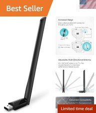 Advanced AC600 Dual Band USB WiFi Adapter for PC | Upgrade Your Internet Speed picture