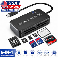 7 in 1 USB 3.0 Type C Card Reader SD Micro SD TF OTG Memory Adapter PC Laptop US picture