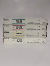 4 New Genuine Canon iR ADVANCE C5045,C5051,C5250,C5255 GPR-30 CMYK Toners picture