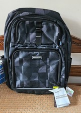 Eastsport Pro Expandable Tech Backpack Padded Tech Sleeve Laptop  Blue Gray NWT picture