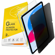 2x Clear / Privacy Tempered Glass Screen Protector For iPad A16 11th 10th Gen picture