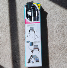 Model 201 Foldable Adjustable Tablet Tripod Stand Universal Metal Silver/Black picture