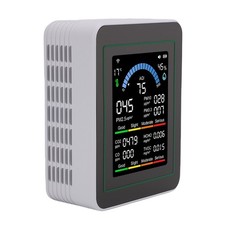 3-10-in-1 Air Quality Monitor For Home Office Color LCD Screen picture