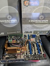Boxed ASUS ROG Crosshair nForce 590 SLI AM2 Motherboard Tested RARE RETRO  picture