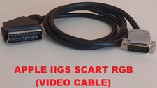 Video cable RGB-SCART for Apple IIGS Apple IIgs cable with audio NEW picture