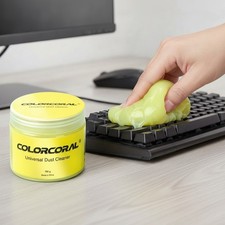 Lemon Fragrance Cleaning Gel for Keyboards & Cars: Effortless Dusting Kit picture