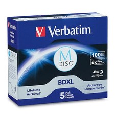Verbatim M Disc Bdxl 100Gb 6X With Branded Surface Blank Blu-ray Recor Electr... picture