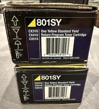 Lexmark 801SY Yellow Standard Yield Return Program Toner - Set Of 2 picture