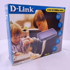 D-Link Digital Home Solutions 8-Port 10/100 Mbps Switch DSS-8+ New in Box picture