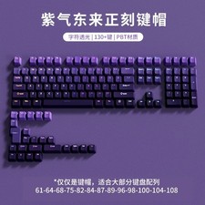 Gradient Pink Purple PBT Keycap Set For Mechanical Keyboard Keycaps with 87-key picture