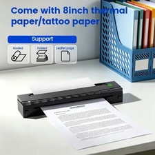 Portable Thermal Tattoo Printer Wireless Inkless A4 Stencil Transfer Printer picture