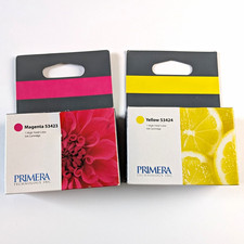 Primera Technology Inc. Magenta 53423 & Yellow 53424 High Yield Ink Cartridges picture