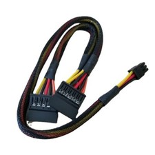 6Pin to 15Pin SATA Power Cable for DELL Vostro 3650 3653 3655 Computer HDD SSD picture