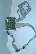 Vintage DTC 16-Bit ISA SCSI/MFM Controller Card w/ Ribbon Cables - Untested picture