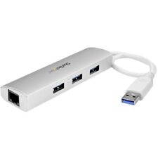 Startech 3-Port USB Hub with Ethernet, USB-A Ports, Gigabit Ethernet/GbE, USB 5G picture