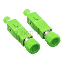 2pcs FC APC Female to SC APC Male Fiber Optic Adapter SM FC-SC Hybrid Connector picture