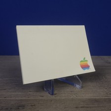 Vintage  Rainbow Logo Apple Post-It Sticky Notes Rare computer collectible picture