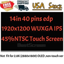 14'' For Lenovo FRU 5D11P79798 Touch Screen Replacement 40 Pins FHD+ LCD Display picture