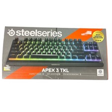 SteelSeries Apex 3 TKL Gaming Keyboard RGB Wired Black New Open Box picture