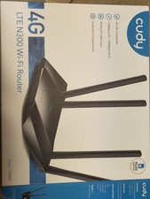 Cudy LT400 4G LTE N300 Wi-Fi Router, 4 LAN Ports, VPN, Beamforming, Unlocked picture