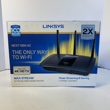 New In Box Linksys Dual-Band WiFi Router - EA7300 AC1750 MU-MIMO Gigabit 4 Port picture