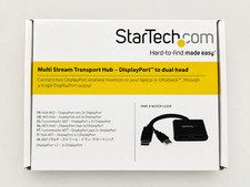 StarTech Multi Stream Transport Hub DisplayPort to Dual Head DisplayPort MST Hub picture