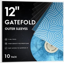 Gatefold Record Sleeves Albums Covers: 12 inch Vinyl Outer 10 pcs  picture