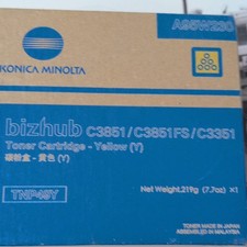 Konica Minolta TNP49Y Yellow Toner Cartridge for bizhub C3851/C3351 A95W230 picture