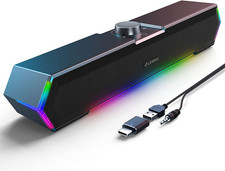 G11 Computer Speakers for Desktop, Touch Lights PC Speakers with Surge picture