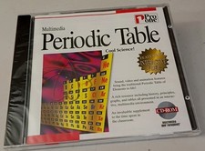 Multimedia Periodic Table PC-CD 1997 for Windows/ IBM NEW SEALED CD-Rom Pro One picture