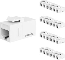 UL Listed 25-Pack RJ45 CAT6 Keystone Coupler Female to Female Insert Coupler ... picture