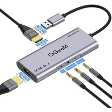 HDMI to USB 3.0 Game Capture Card 1080P 60fps Full HD Video/Audio (QGeeM) MAC/PC picture