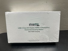 Plugable USB-C Dual 4K Displays, 100W, 2x HDMI 2x DisplayPort Apple M1-M4 $180 picture