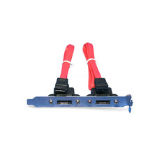 1ft SATA ES2P Serial ATA Internal to External Bracket - Red picture
