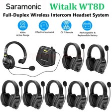 Saramonic Witalk WT8D Full Duplex Wireless Intercom Headset System Microphone  picture