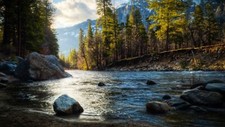 Landscape nature r Custom Gaming Mat Desk picture