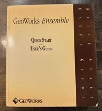 1990 GeoWorks Ensemble User's Guide & Quick Start 1990 reference manual picture