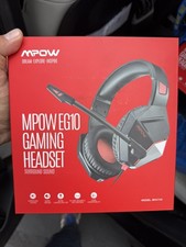 MPOW EG10 Surround Sound Gaming Wired Headset Open box NEW picture